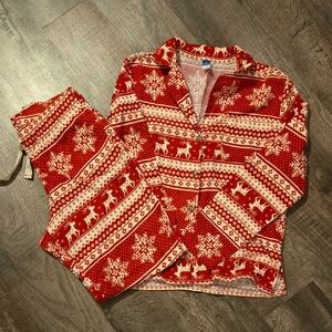 Old Navy Red and White Women's Pajama Set